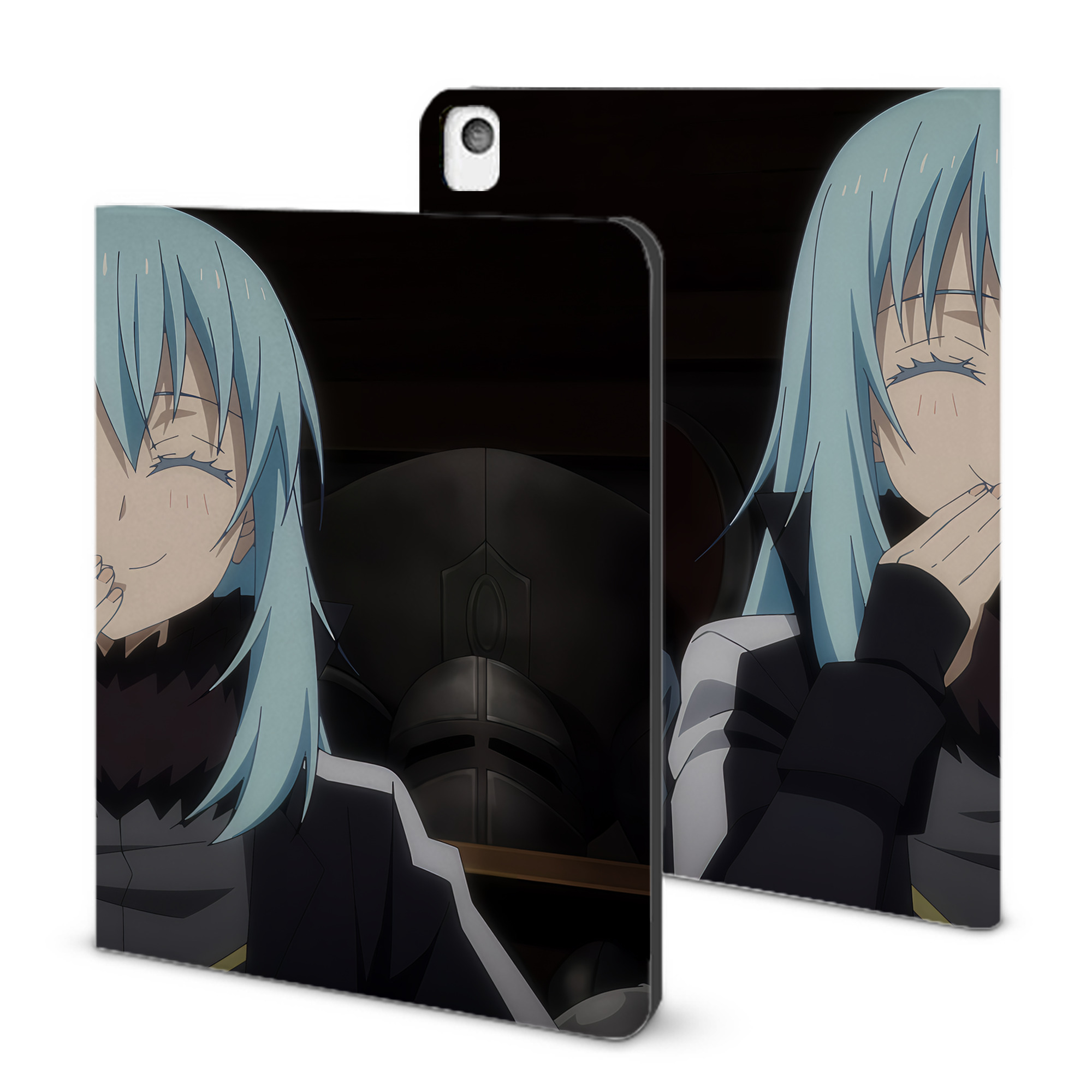 （画像用） 転スラ Regarding Reincarnated to Slime IPadケース ペンホルダー付き ブックスタイルデザイン